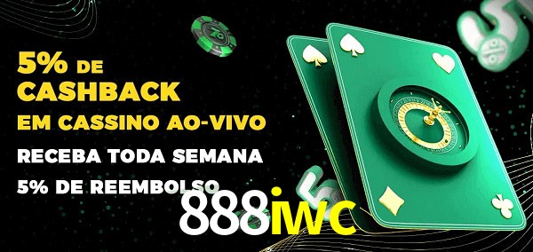 Promoções do cassino ao Vivo 888iwc